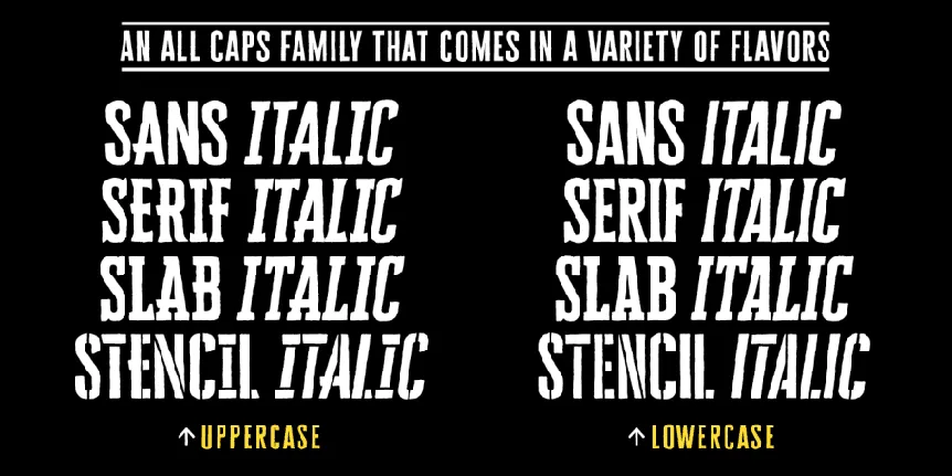 Cheddar Gothic Family font