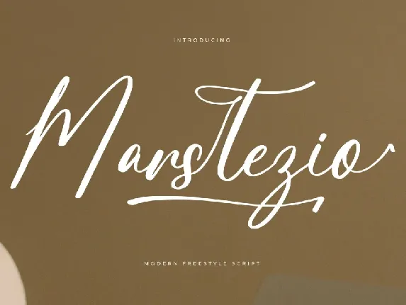 Marstezio DEMO VERSION font