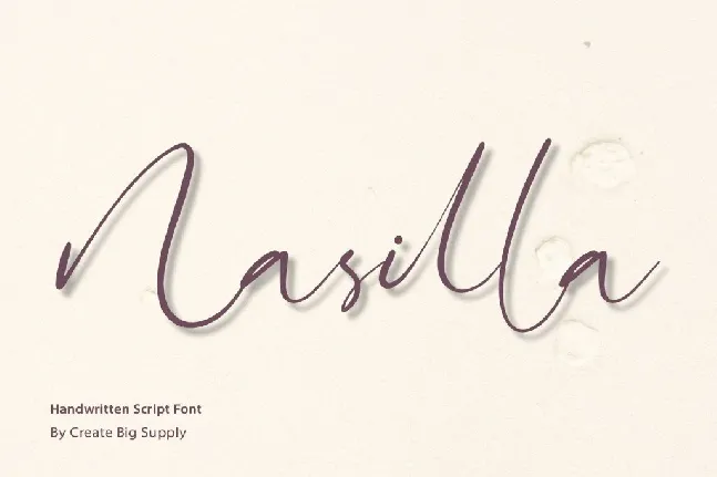 Nasilla font