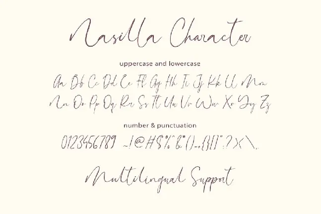 Nasilla font