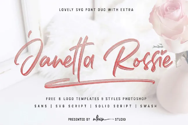 Janetta Rossie Script Free font