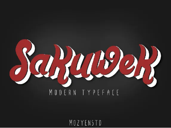 Sakuwek font