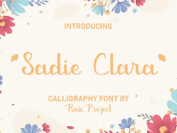 Sadie Clara Demo font