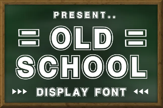 Old School font