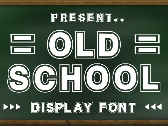 Old School font