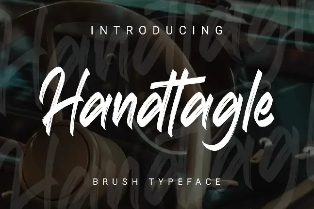 Handtagle font