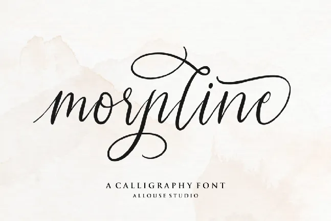 Morpline font