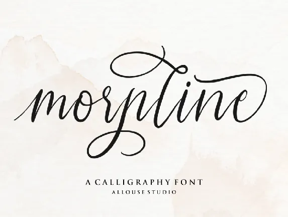 Morpline font