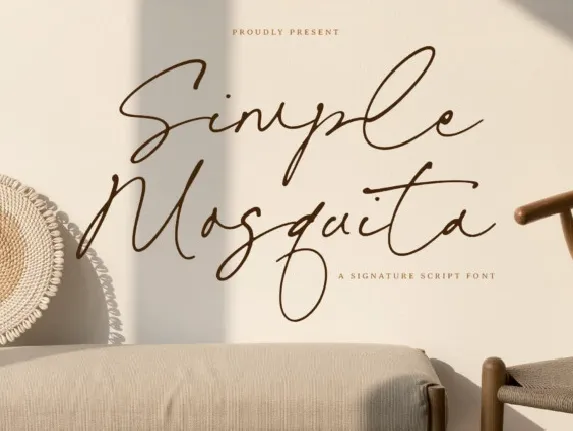 Simple Mosquita font