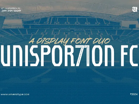 UT Unisportion FC Demo font