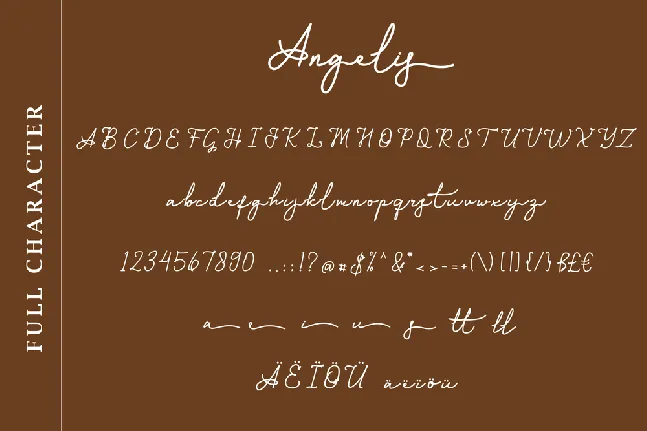 Angelis font