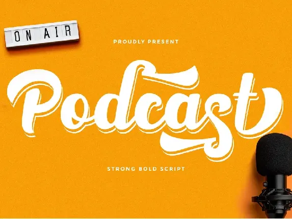 Podcast font