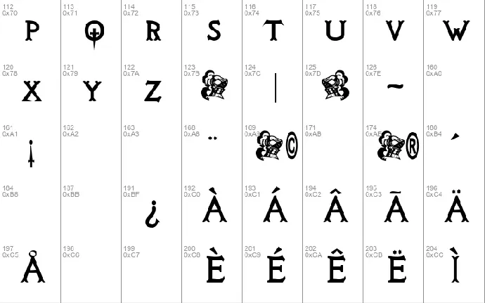 Knights Quest font