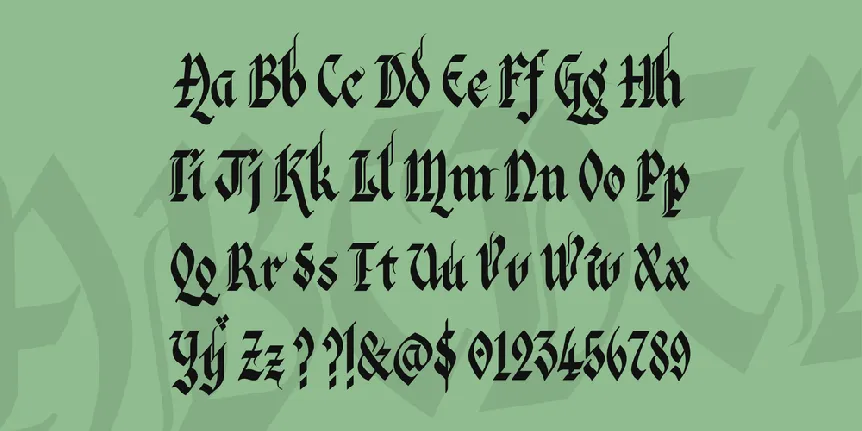 Kingthings Italique font