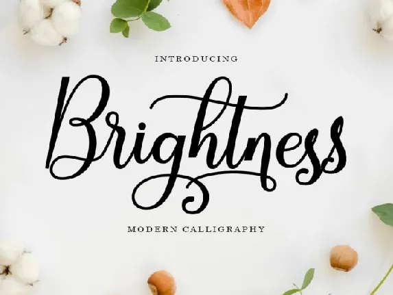 Brightness font