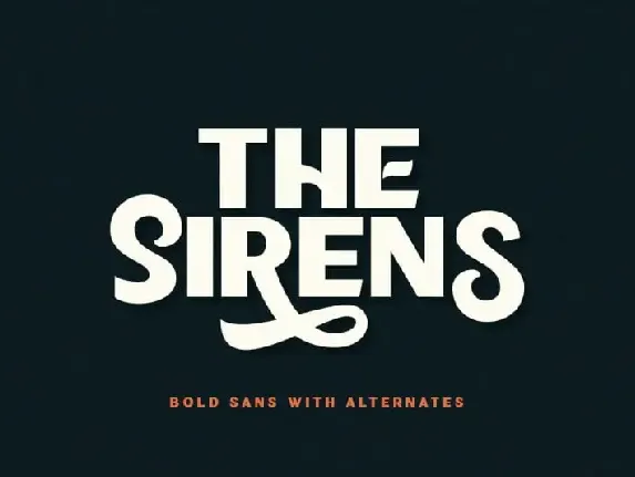 Sirens Sans Serif font