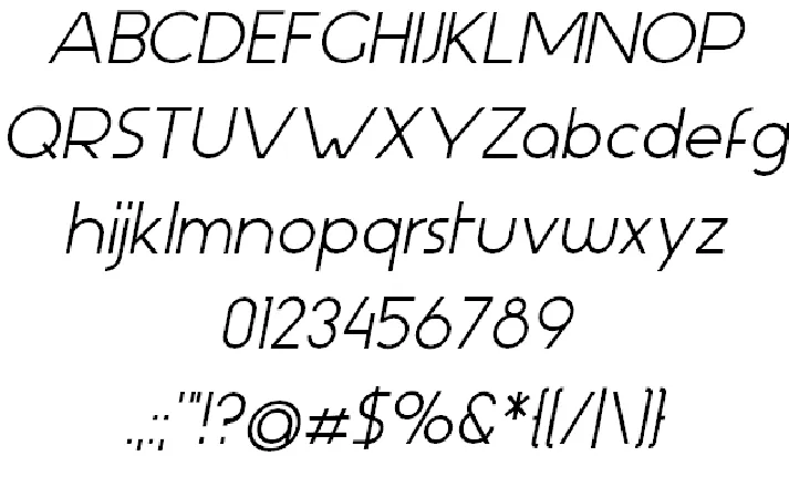 Aspergit font