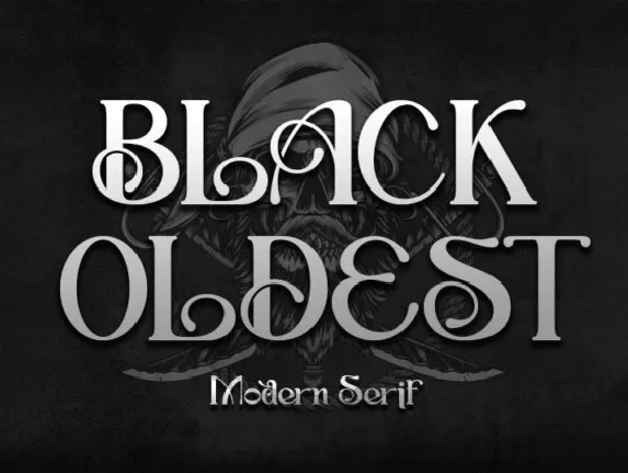 Black Oldest font