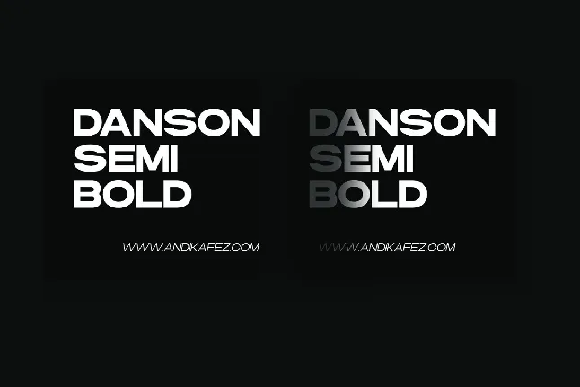 Danson font