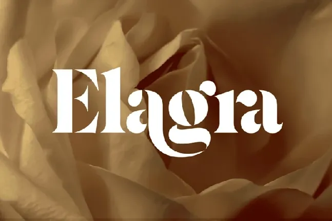 Elagra font