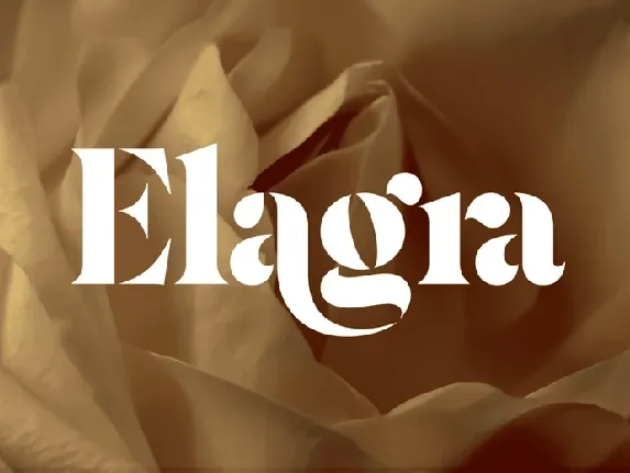 Elagra font