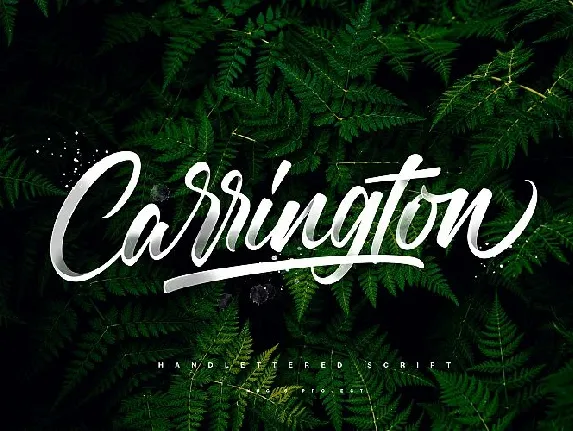 Carrington Script font