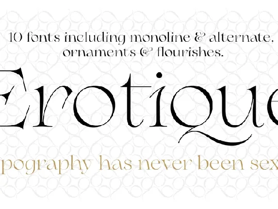 Erotique Free font