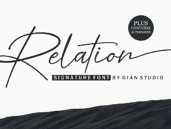 Relation font