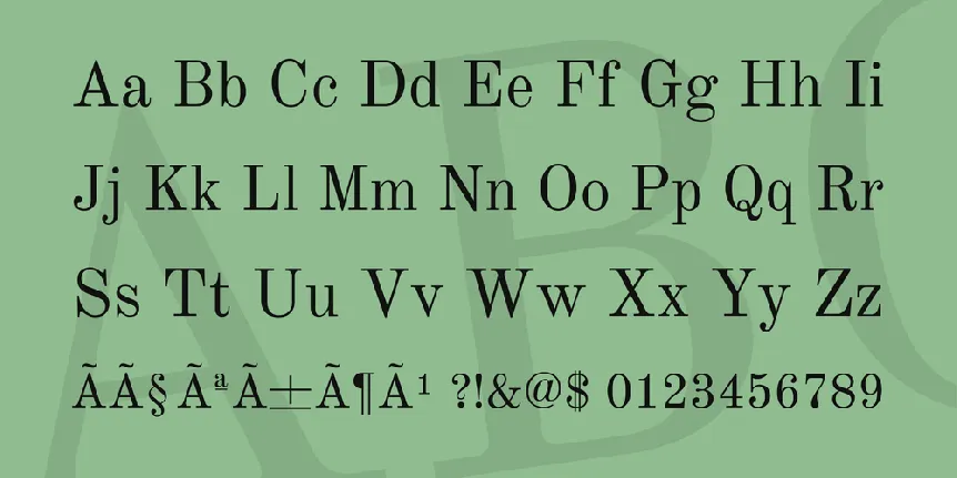 Old Standard TT font