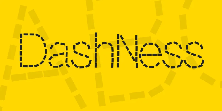 DashNess font