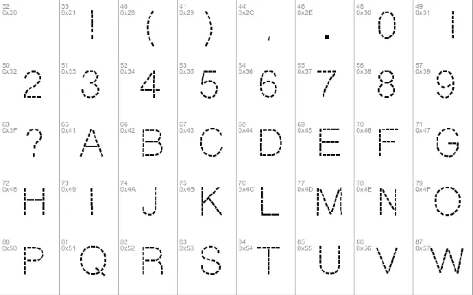 DashNess font