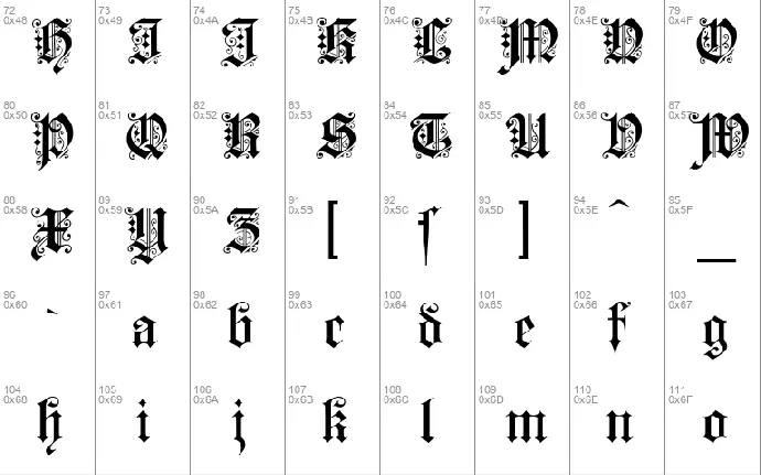 KaiserzeitGotisch font