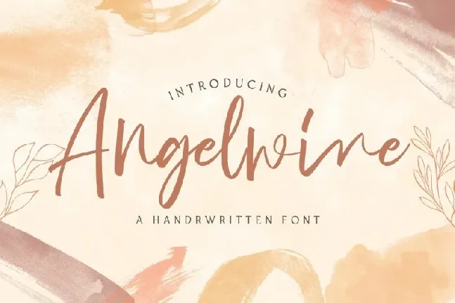 Angelwine Handwritten font