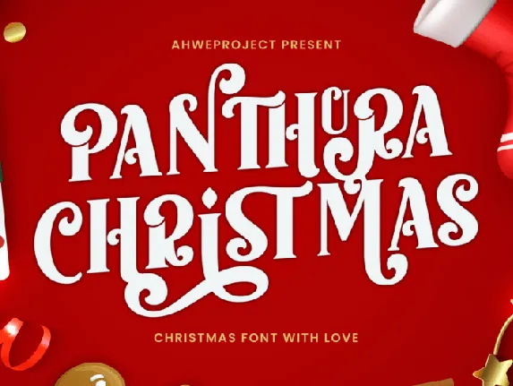 Panthura Christmas font