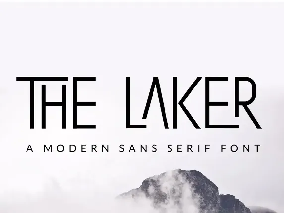 The Laker font