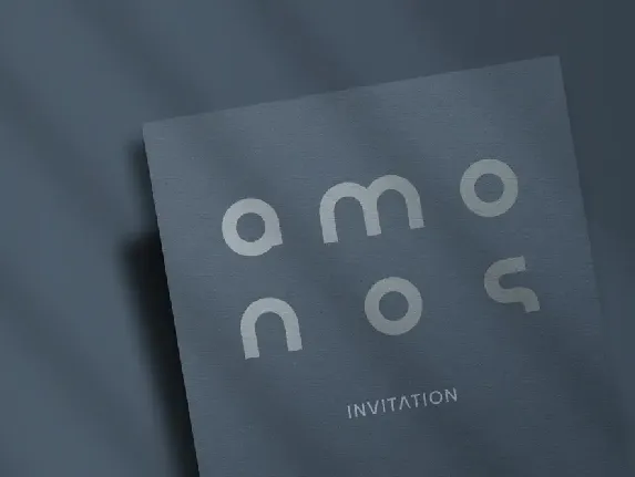 Amonos font