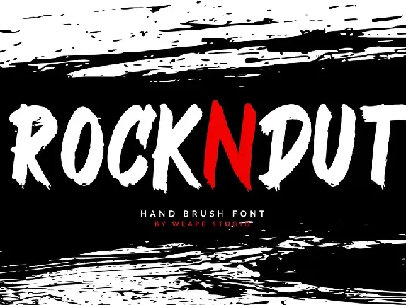 Rockndut font