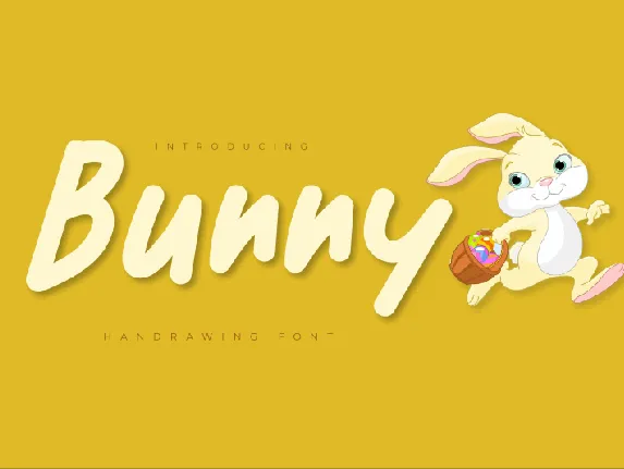 Bunny Display font