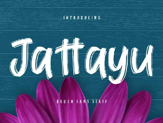 Jattayu Sans Serif Brush font