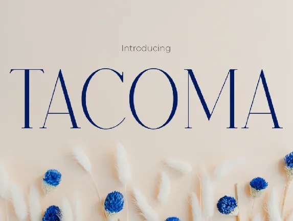 TACOMA font