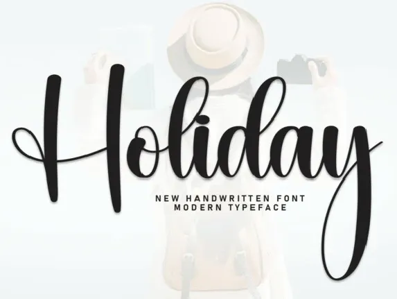 Holiday Script Typeface font