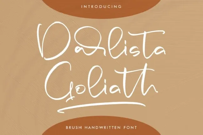 Darlista Goliath font