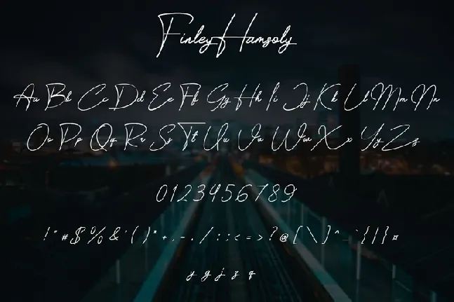 Finley Hamsoly font