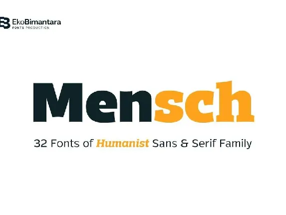 Mensch font