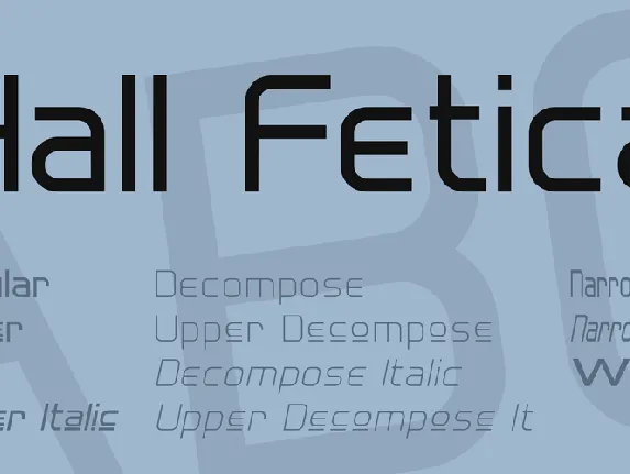 Hall Fetica font