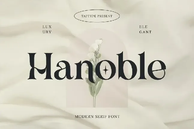 Hanoble font