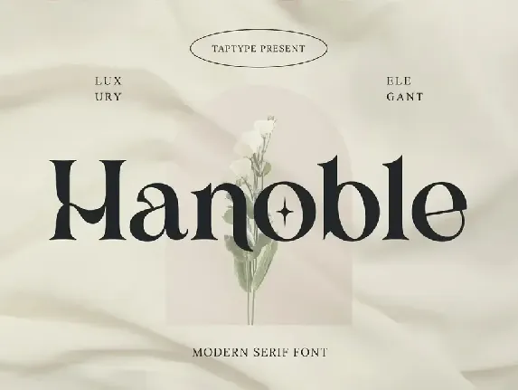 Hanoble font