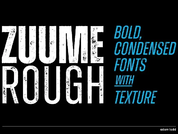 Zuume Rough font