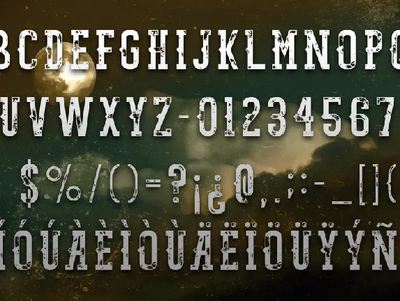 Dusk Dismantled font