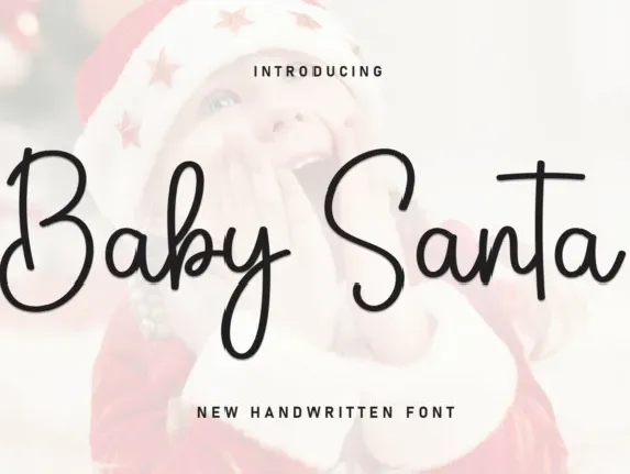 Baby Santa Script Typeface font